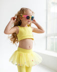 Summer costume with skirt and colorful balls