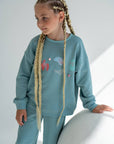 Suit with palazzo pants