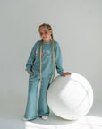 Suit with palazzo pants