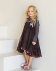 Vikki dark chocolate dress