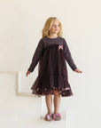 Vikki dark chocolate dress