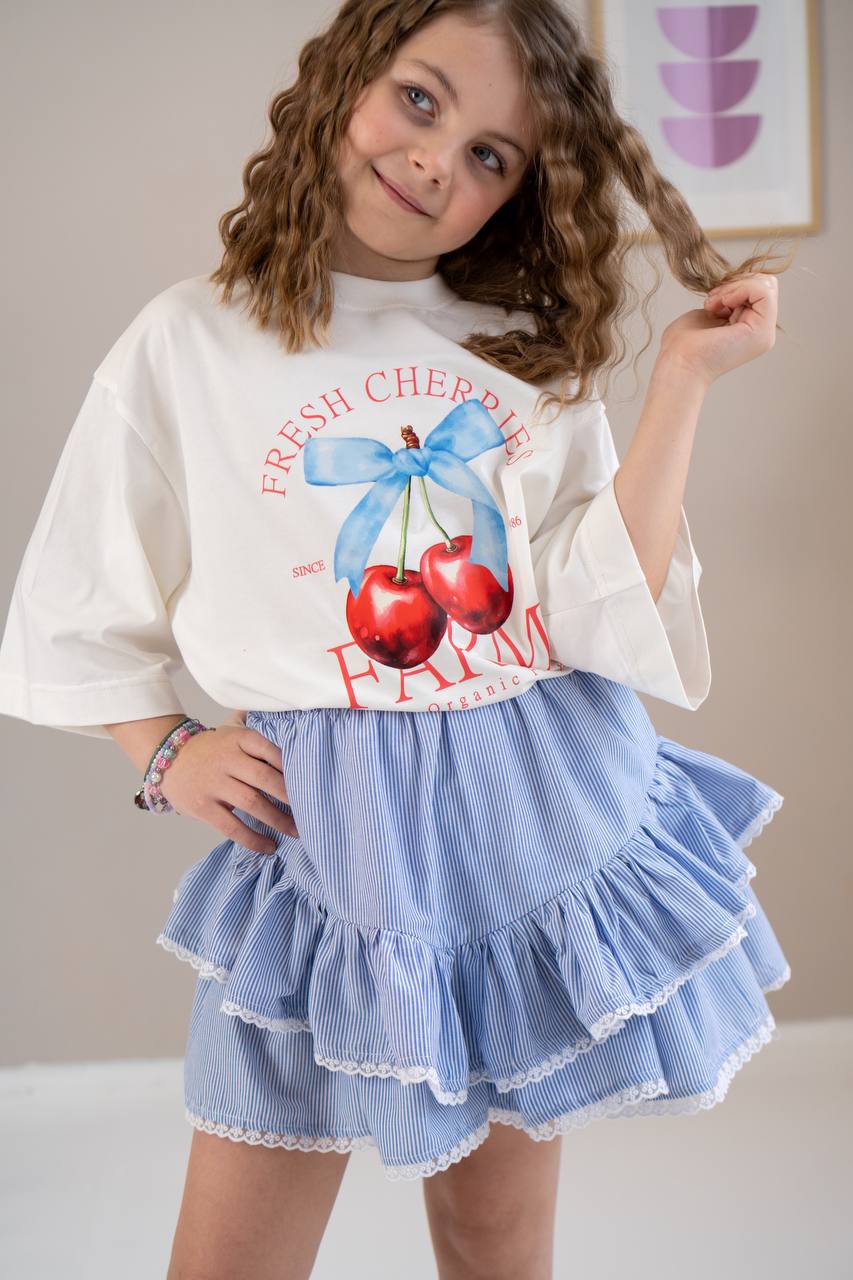 Футболка ·Cherry & Charm·