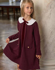 Dress with a collar