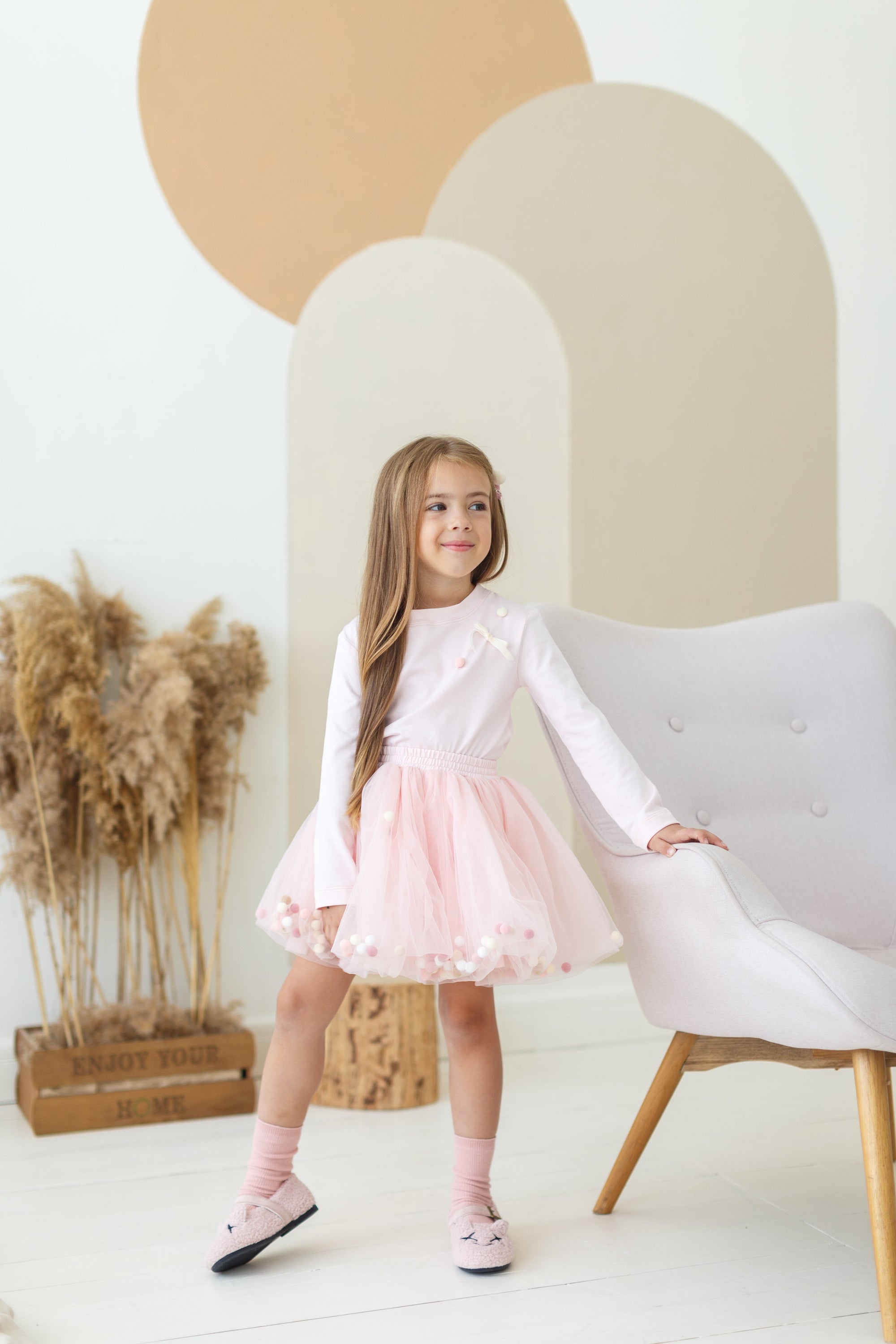Спідниця Pastel Edition пудра - Little Lovelies - Одяг для маленьких модників
