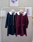 Dress with a collar