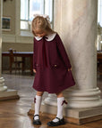 Dress with a collar