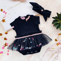 Боді чорного кольору - Little Lovelies - Одяг для маленьких модників