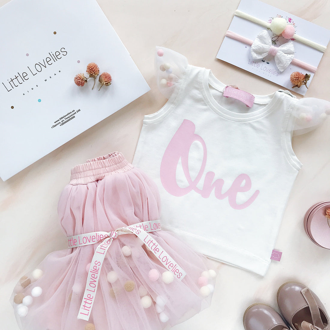 Комплект One пастель - Little Lovelies - Одяг для маленьких модників