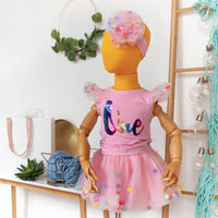 Комплект One яскраво-рожевого кольору - Little Lovelies - Одяг для маленьких модників