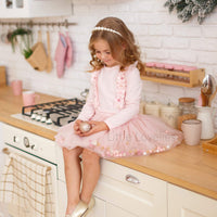Комплект спідниця та лонгслів Pastel Edition пудра - Little Lovelies - Одяг для маленьких модників
