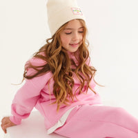 Костюм утеплений oversize рожевий - Little Lovelies - Одяг для маленьких модників