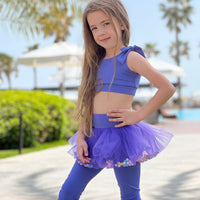 Літній костюм із спідничкою та різнокольоровими кульками - Little Lovelies - Одяг для маленьких модників