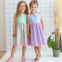 Літній сарафан із трикотажною сіткою - Little Lovelies - Одяг для маленьких модників