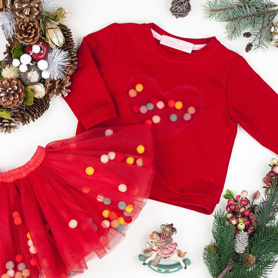 Спідниця Basic Collection червона - Little Lovelies - Одяг для маленьких модників