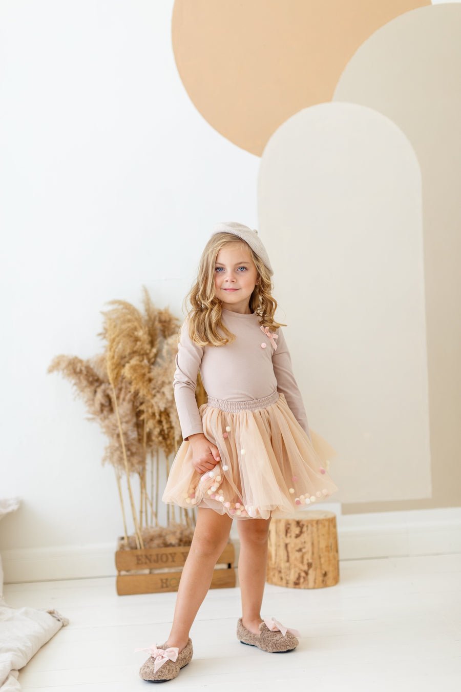Спідниця Pastel Edition бежева - Little Lovelies - Одяг для маленьких модників