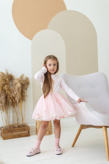 Спідниця Pastel Edition пудра - Little Lovelies - Одяг для маленьких модників