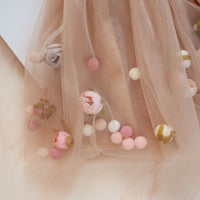Спідниця з квітковими бутонами бежевого кольору - Little Lovelies - Одяг для маленьких модників