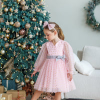 Сукня із сердечками рожева - Little Lovelies - Одяг для маленьких модників
