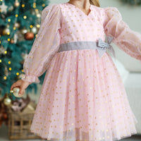 Сукня із сердечками рожева - Little Lovelies - Одяг для маленьких модників