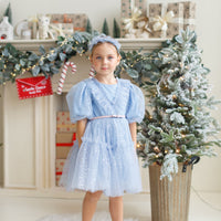 Сукня із зірочками блакитна - Little Lovelies - Одяг для маленьких модників