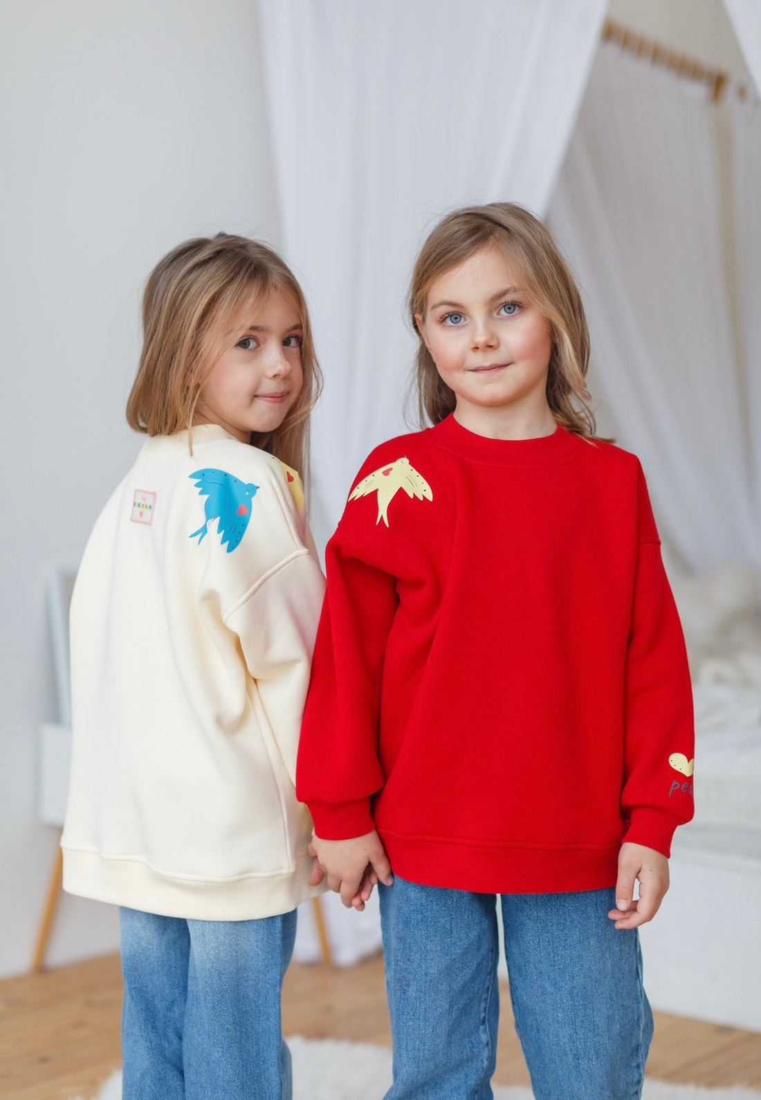 Світшот •КРИЛА• червоний - Little Lovelies - Одяг для маленьких модників